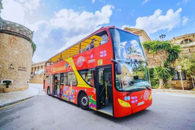 Doppeldecker-Touristenbus-Mallorca