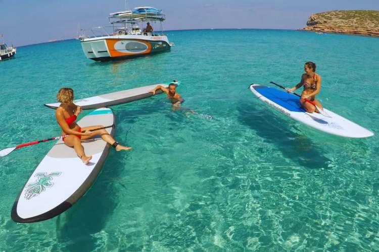 Calas-de-Ibiza-Paddle Surf 