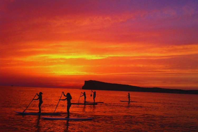 Sunset-paddle-surf-Ibiza