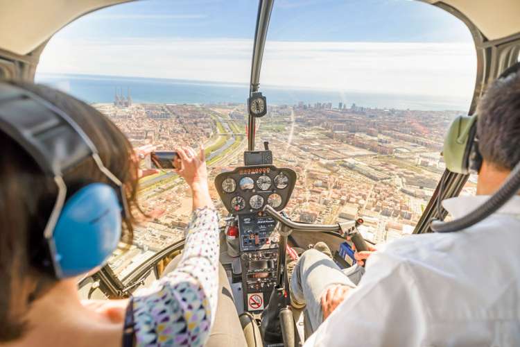 Flight-helicopter-Barcelona