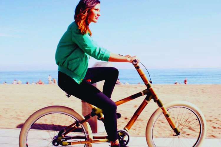 Beach-bike-bamboo-Barcelona