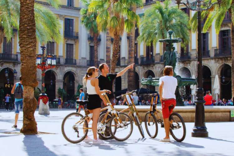 Fahrradroute-Bambus-Barcelona