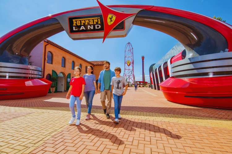 Family-at-Ferrari-Land