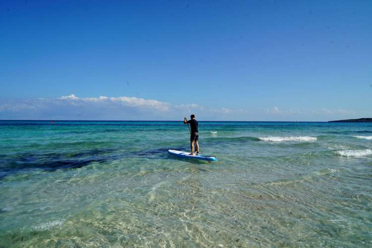 Boy-paddle-surfing