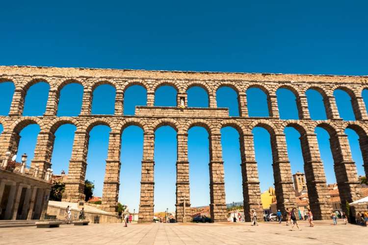 Panorámica-acueducto-de-Segovia