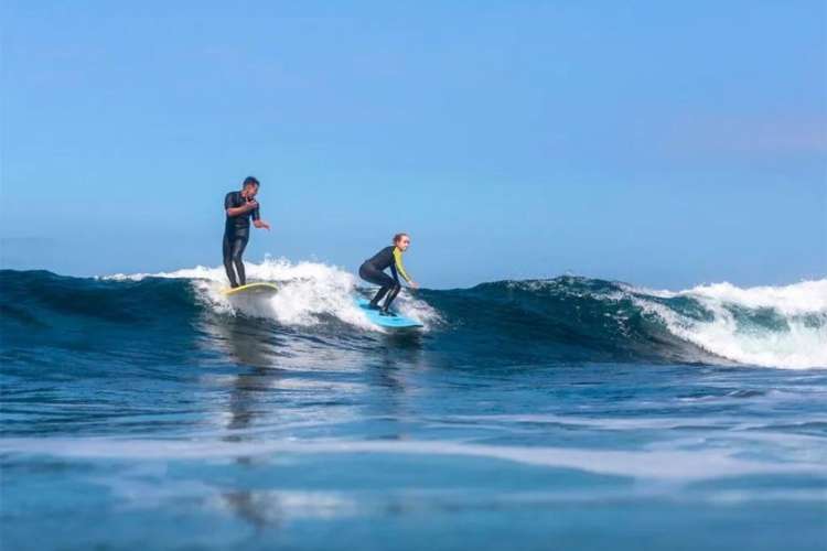 Surf-instructor-with-student-in-Tenerife