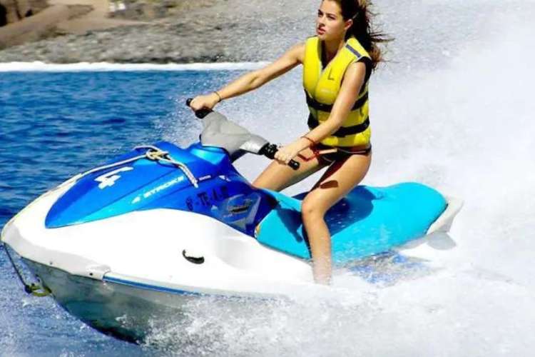 Girl-on-a-jet-ski-in-the-south-of-Tenerife