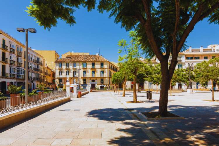 Plaza-de-la-Merced-in-Málaga