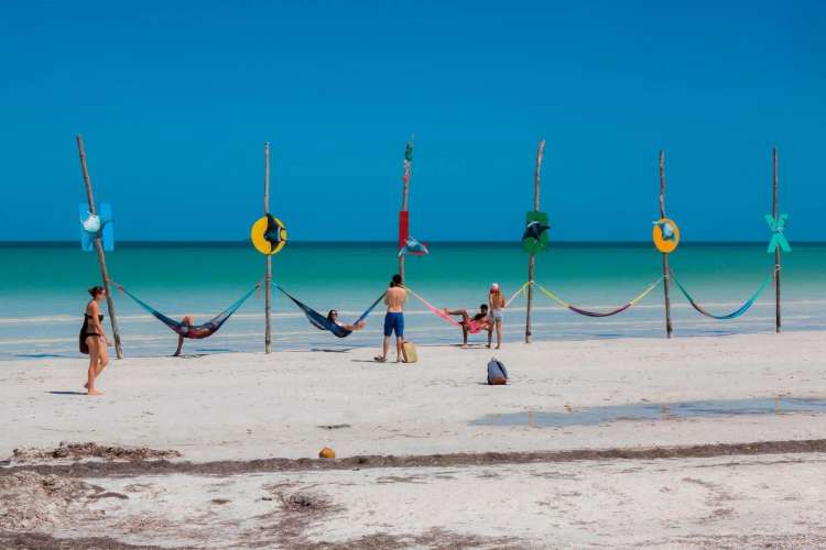 Panoramic-View-of-a-Beach-on-Holbox-Island