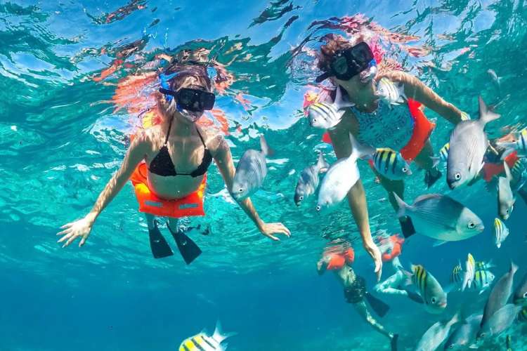 Nadando-en-Isla-Mujeres