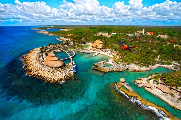 Xcaret-Park-from-a-Drone