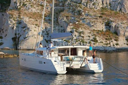 Catamaran-for-hire-with-skipper-Ibiza
