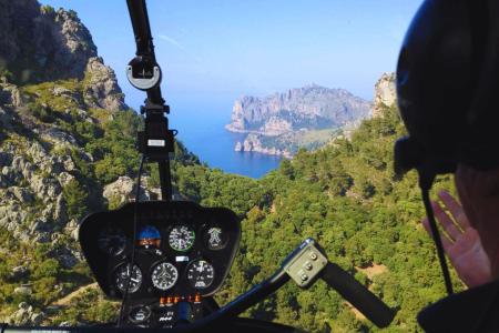 Flug-Hubschrauber-Mallorca-Hafen