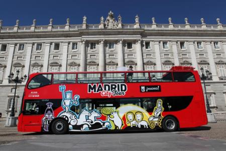 Touristenbus-Madrid