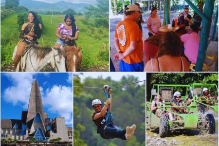5-in-1:Horseback-Riding-Cocoa-Farm-City-Tour-Zip-Lines-and-Dune-Buggy