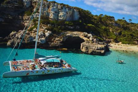 Catamaran-Excursion-to-Es-Trenc-Beach-and-Es-Cargol-in-Mallorca